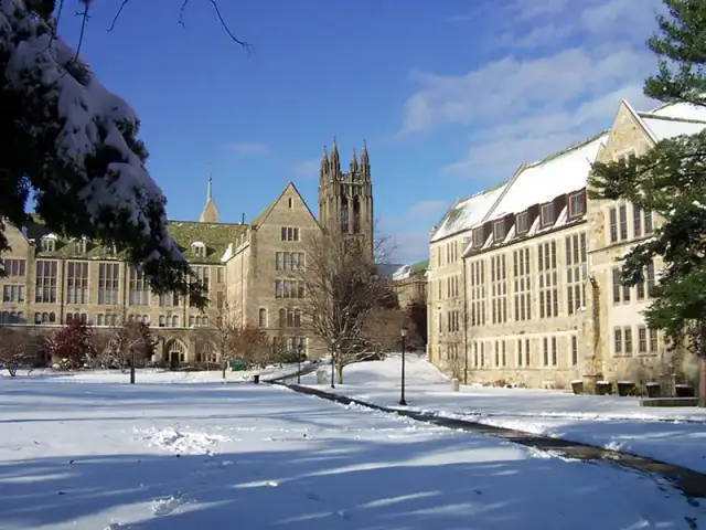 Boston College campus